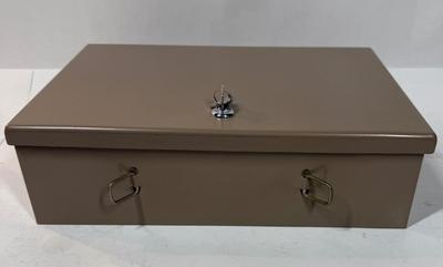 Metal Lock Box with key