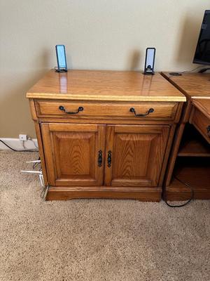 3 PIECE L-SHAPED EXECUTIVE DESK