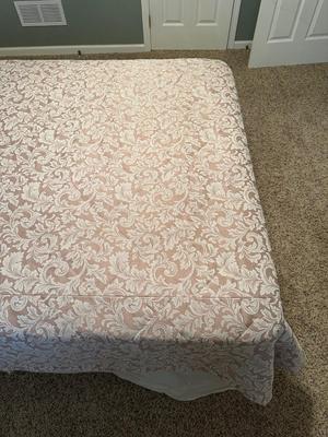QUEEN CLEAN CLASSIC REST MATTRESS SET WITH HEADBOARD AND FRAME PLUS BEDDING