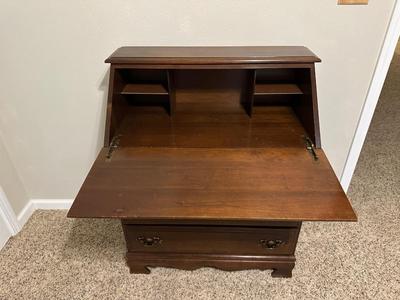 3 DRAWER DROP FRONT SECRETARY CHEST