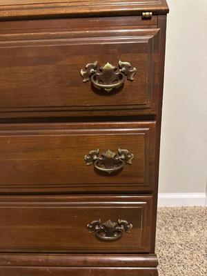 3 DRAWER DROP FRONT SECRETARY CHEST