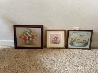 3 FRAMED PICTURES