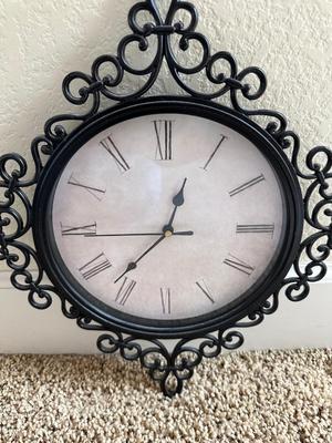 2 SIGNED PIECES OF ARTWORK AND A WALL CLOCK