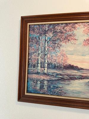 SIGNED SCENERY PICTURE