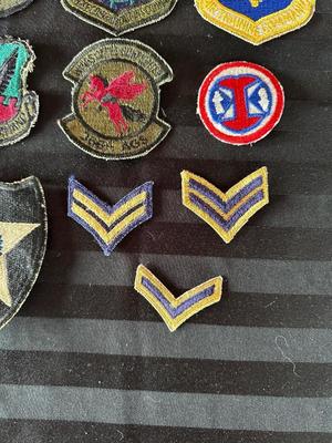 A COLLECTION OF AIR FORCE PATCHES