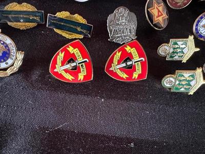 MILITARY PINS AND MEDALS