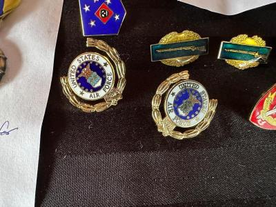 MILITARY PINS AND MEDALS