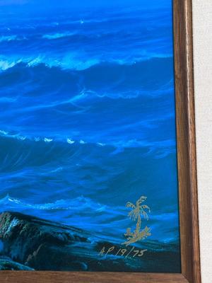 Framed DeShazo Artist’s Proof Seascape Print — AP 19/75