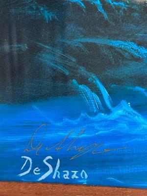Framed DeShazo Artist’s Proof Seascape Print — AP 19/75