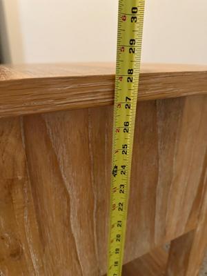 Two-Drawer Wooden Nightstand