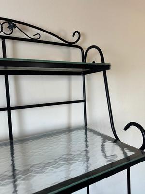 Metal & Glass Baker’s Rack / Display Shelf