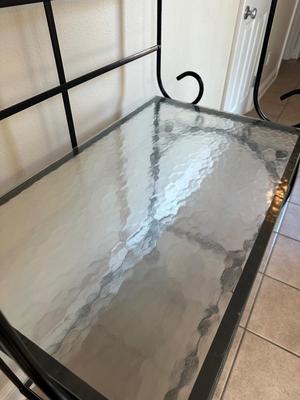 Metal & Glass Baker’s Rack / Display Shelf