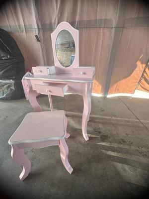 VANITY AND STOOL