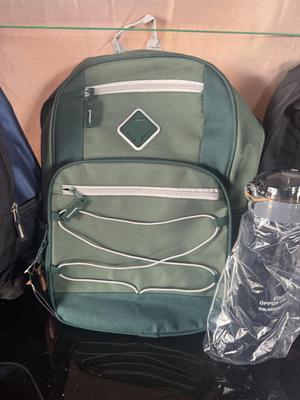 BACKPACKS, WATER BOTTLE, CROCS, NIKE FLIP FLOPS & AIR JORDAN BAG