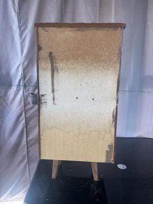 2 DRAWER MID-CENTURY SIDE TABLE