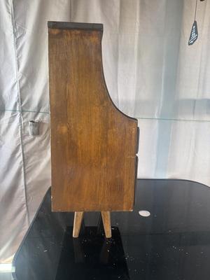 2 DRAWER MID-CENTURY SIDE TABLE