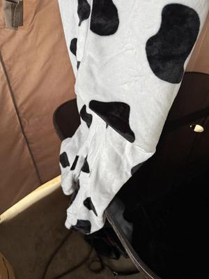 ADULT COW COSTUME/PAJAMAS