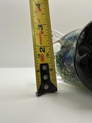 Colorful Art Glass Pelican Sculpture