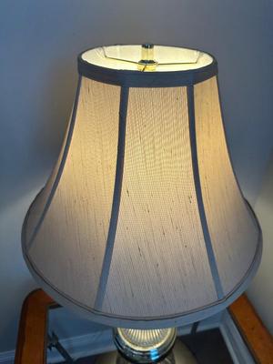 Glass Table Lamp with Shade