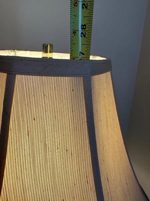 Glass Table Lamp with Shade