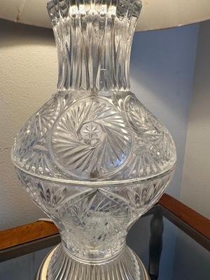 Glass Table Lamp with Shade