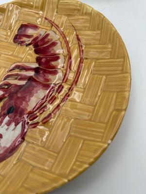 Lobster Ceramic Serving Set – Platter, 6 Plates & Covered Dish