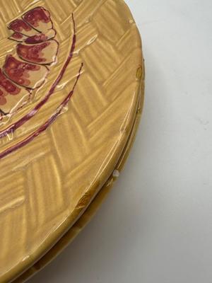 Lobster Ceramic Serving Set – Platter, 6 Plates & Covered Dish