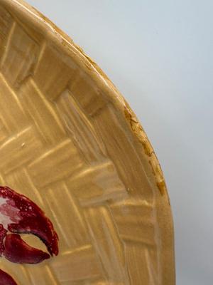 Lobster Ceramic Serving Set – Platter, 6 Plates & Covered Dish