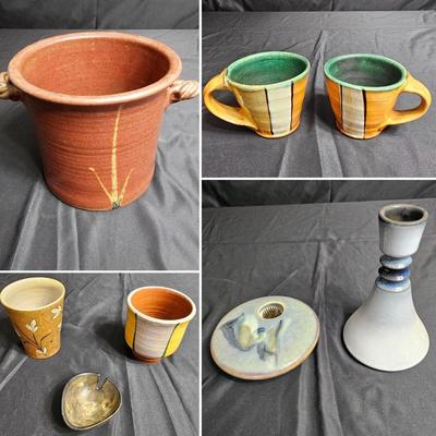 Handmade Pottery Bowls & Cups (K-JS)