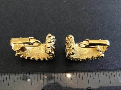 Gold Tone Clip on Earrings