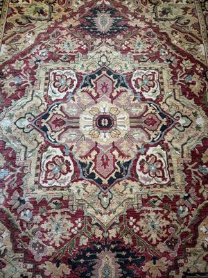 Traditional Red Medallion 8x11 Area Rug