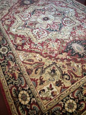 Traditional Red Medallion 8x11 Area Rug