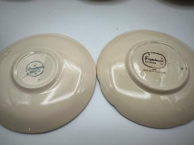 Franciscan Desert Rose — Dessert Plates, Cups & Saucer