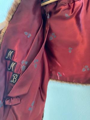 Vintage Mink Fur Capelet by A. Lubritz Furs, New Orleans