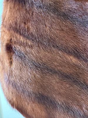 Vintage Mink Fur Capelet by A. Lubritz Furs, New Orleans