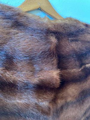 Vintage Mink Fur Capelet by A. Lubritz Furs, New Orleans