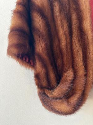 Vintage Mink Fur Capelet by A. Lubritz Furs, New Orleans