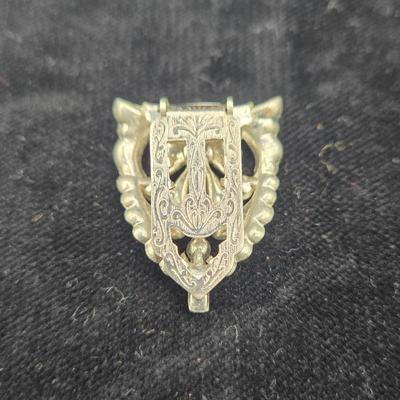 LOT 6J: Antique Cut Glass Buttons, Fur Clips, and Shoe Clips