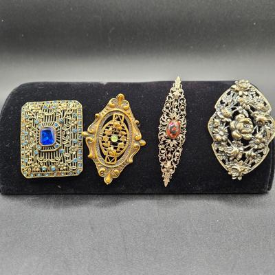 LOT 8J: Beautiful Antique Brooches
