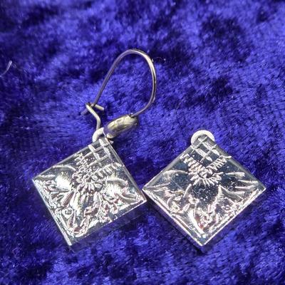LOT 17J: Variety of Earrings Including One Pair of Abalone