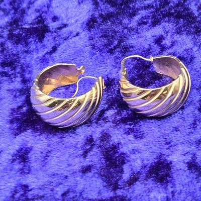 LOT 17J: Variety of Earrings Including One Pair of Abalone
