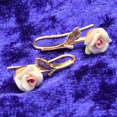 LOT 17J: Variety of Earrings Including One Pair of Abalone