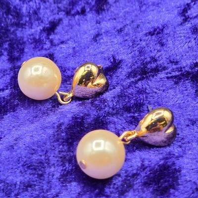 LOT 17J: Variety of Earrings Including One Pair of Abalone
