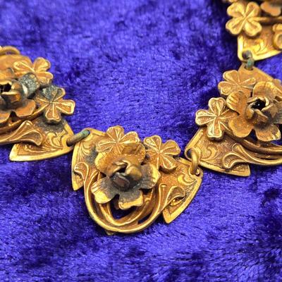 LOT 18J: Antique Jewelry in Autumn Colors