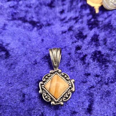 LOT 20J: Variety of Pendants Including Italian Horns, Butterfly Wing, Turtle, and More