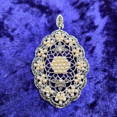 LOT 20J: Variety of Pendants Including Italian Horns, Butterfly Wing, Turtle, and More