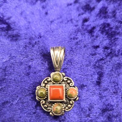 LOT 20J: Variety of Pendants Including Italian Horns, Butterfly Wing, Turtle, and More