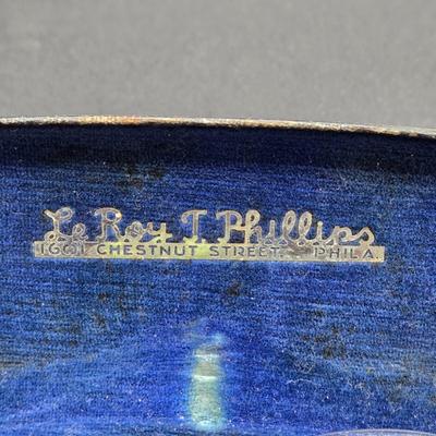 LOT 22J: Two Pairs of Antique Rimless Eyeglasses in Cases, WH Morley & Sons Pocket Knife with Case, Tiny Book Locket, and More