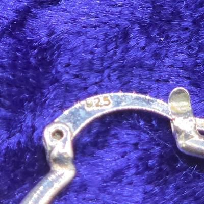 LOT 30J: Multiple Pairs of Sterling Hoop Earrings / 18.1 grams