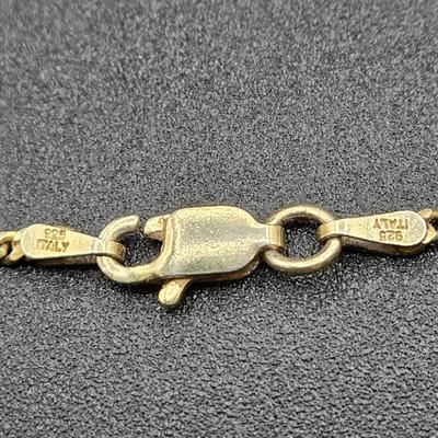 LOT 32J: 24 Inch 925 Chain with Seed Pearl Embellished 1/10 10k Gold Filled Pendant, 18 Inch 1/20 14k Gold Filled Chain with Opal Charm,...